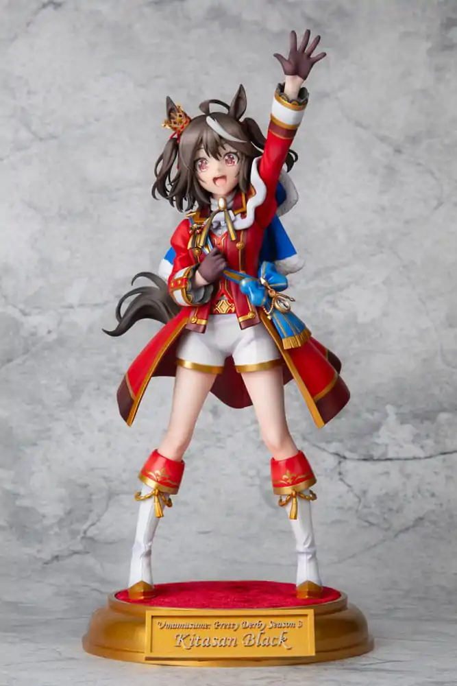 Uma Musume Pretty Dirby PVC Statue 1/7 Kitasan Black Fluttering Fulfillment Ver. 28 cm termékfotó