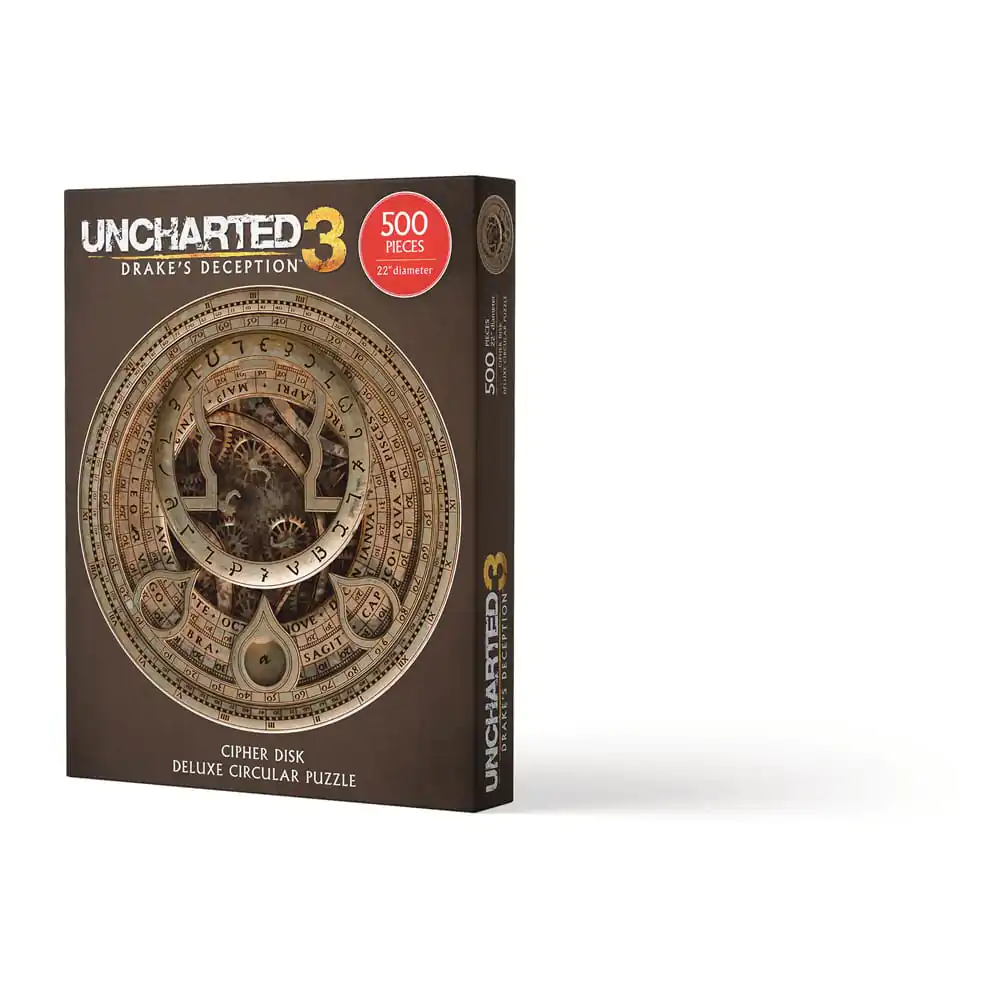Uncharted Puzzle Chiffrierscheibe Circular Deluxe (500 Teile) Produktfoto