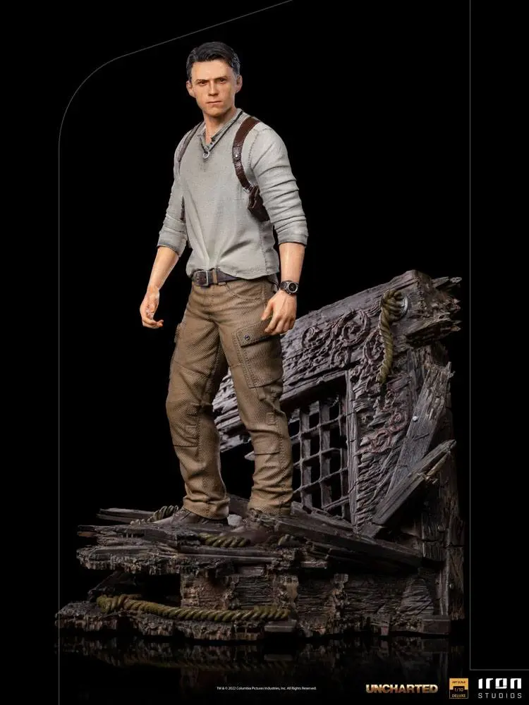 Uncharted Movie Deluxe Art Scale Statue 1/10 Nathan Drake 22 cm Produktfoto