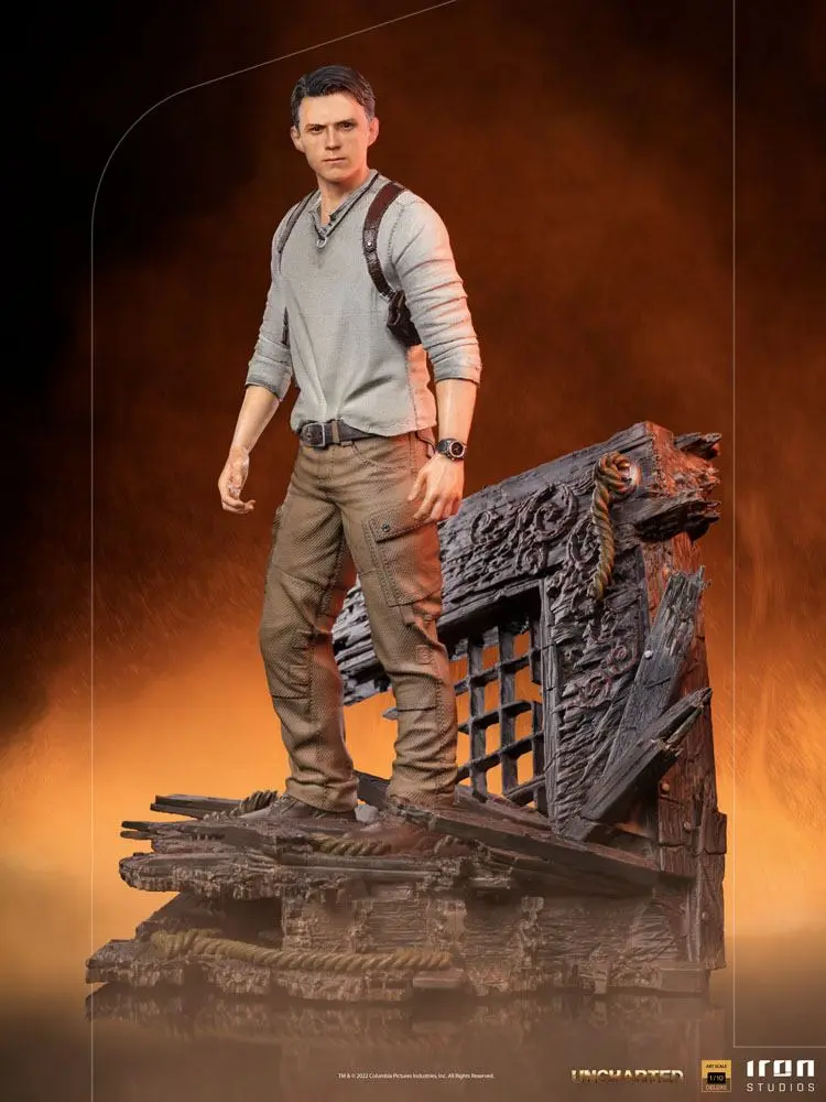 Uncharted Movie Deluxe Art Scale Statue 1/10 Nathan Drake 22 cm Produktfoto