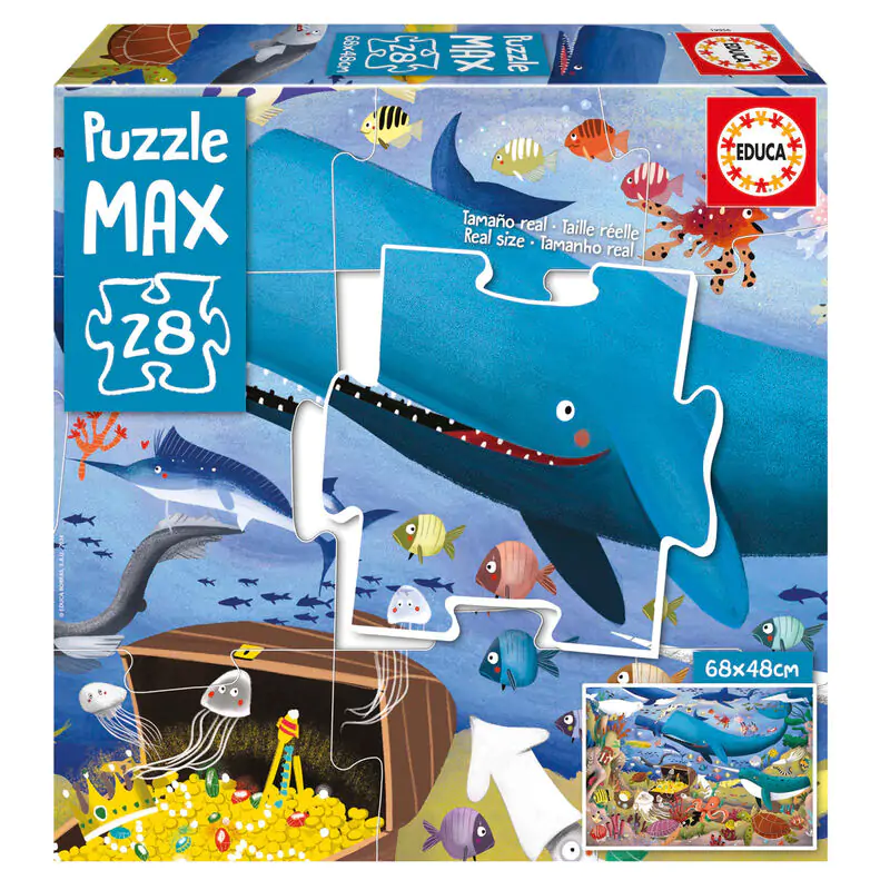 Under the Sea Animals Max Puzzle 28St Produktfoto
