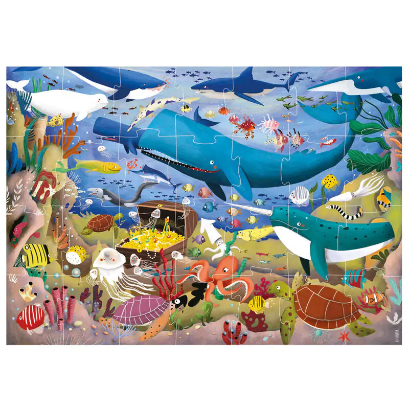 Under the Sea Animals Max Puzzle 28St Produktfoto