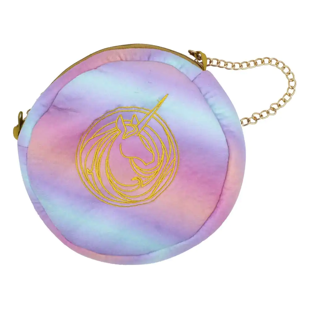 Unicorn Academy Plüsch Schultertasche rund Produktfoto