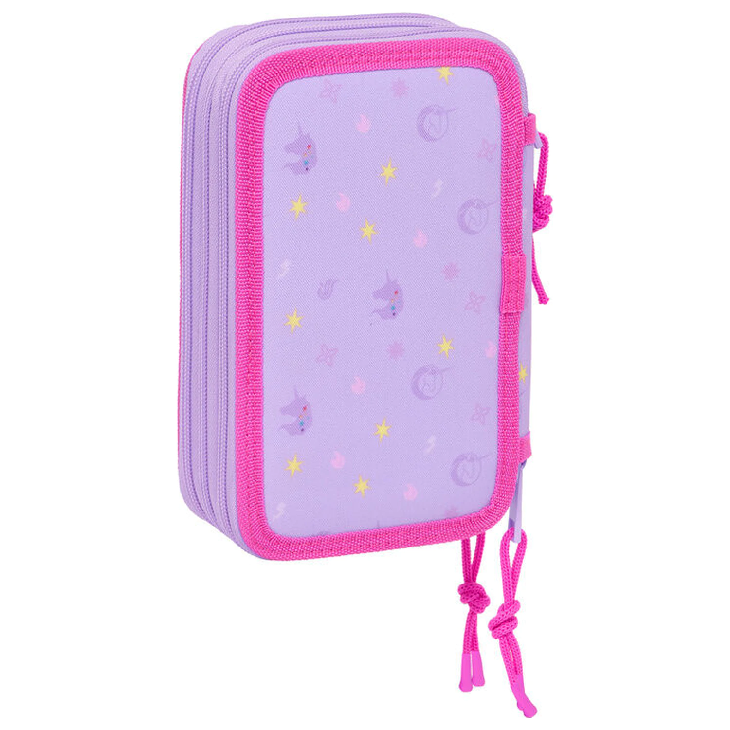 Unicorn Academy dreifaches Federmäppchen 37-teilig Produktfoto