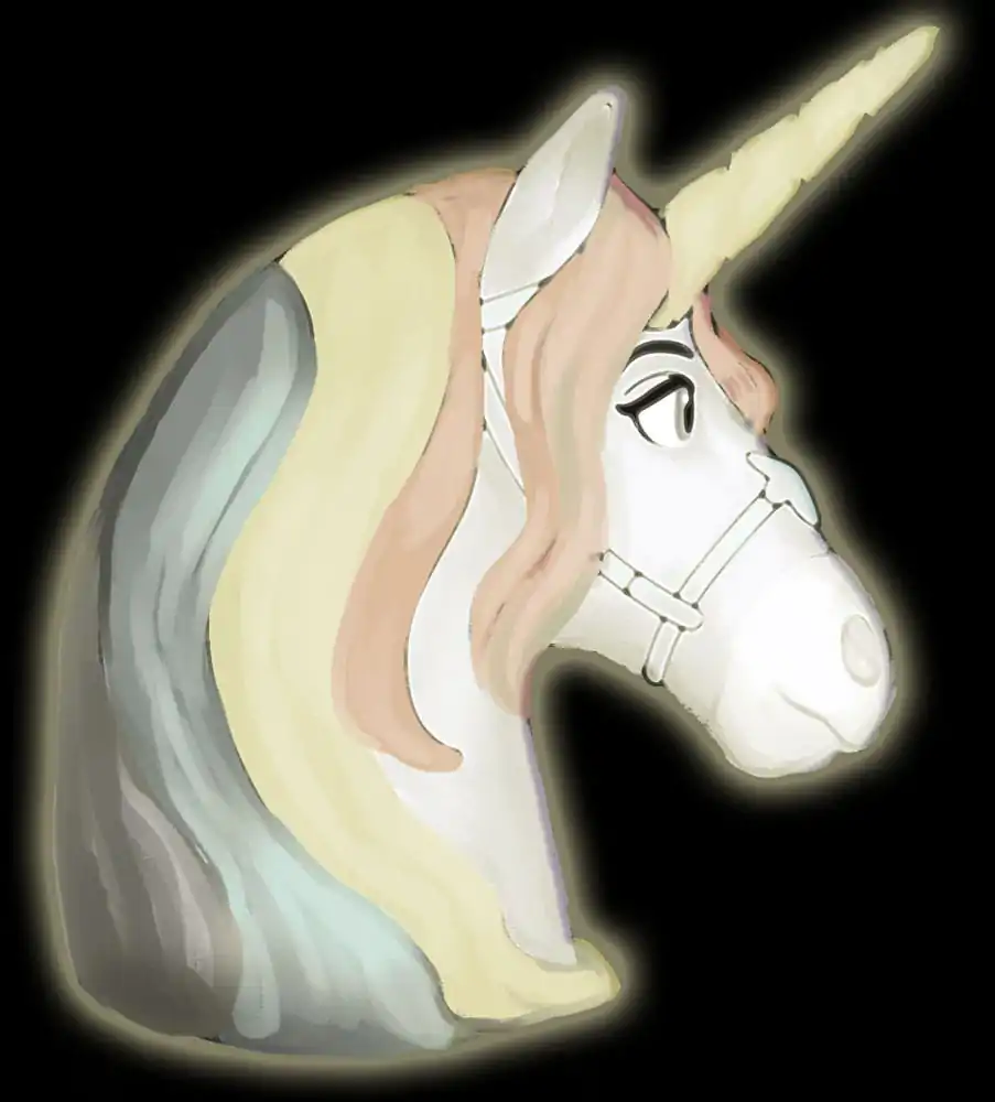 Unicorn Academy 3D LED Lampe Wildstar 18 cm Produktfoto