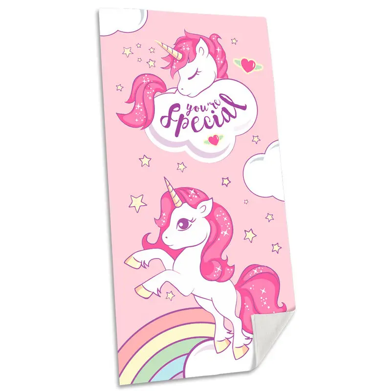 Unicorn You Are Special Baumwolle Strandtuch Produktfoto