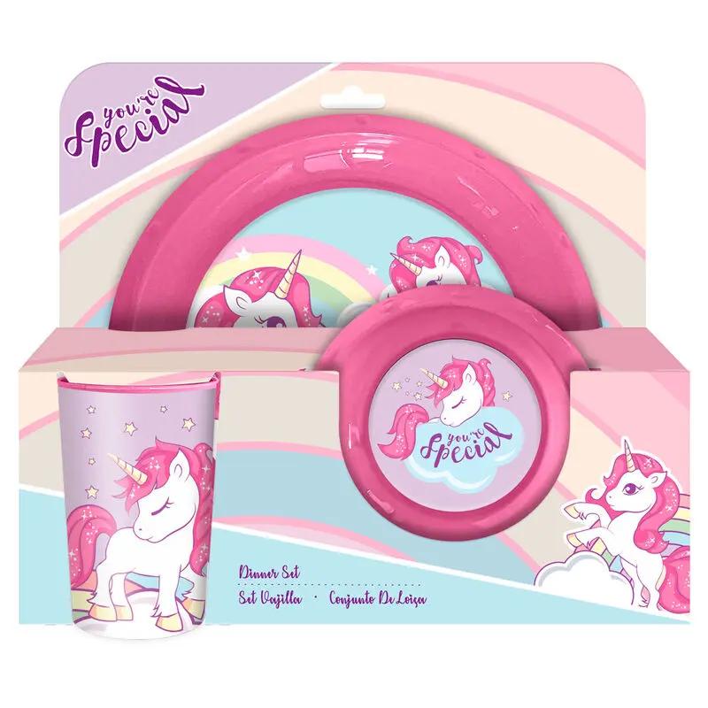 Unicorn You Are Special Frühstücksset Produktfoto