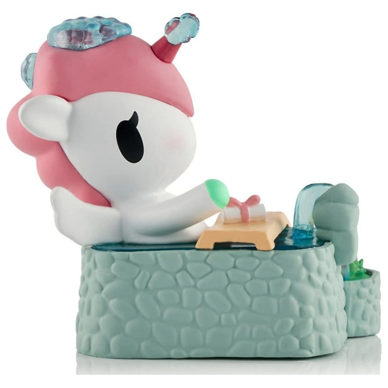 Unicorno Fensterbox Figur Spa Day Hot Springs Oasis 7 cm Produktfoto