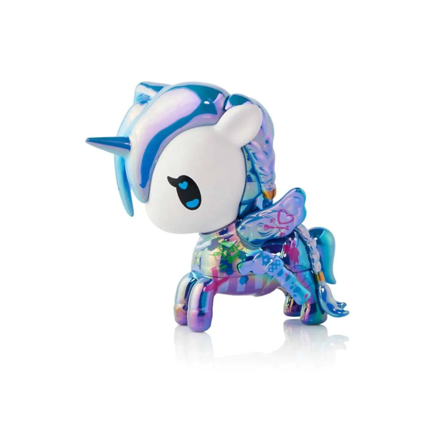 Unicorno x Arcane Fensterbox Figur Blue Mayhem (Special Edition) 7 cm Produktfoto