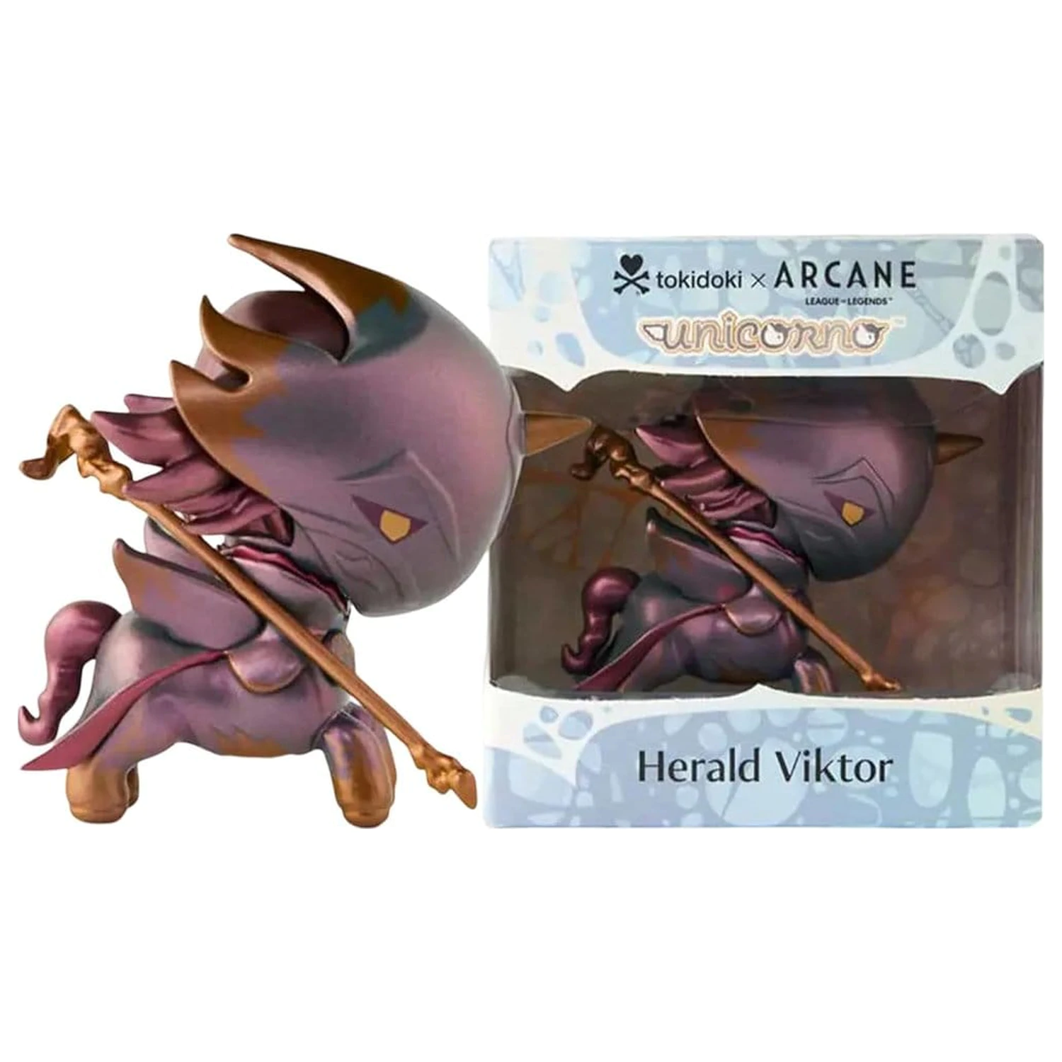 Unicorno x Arcane Fensterbox Figur Herald Viktor (Special Edition) 7 cm Produktfoto