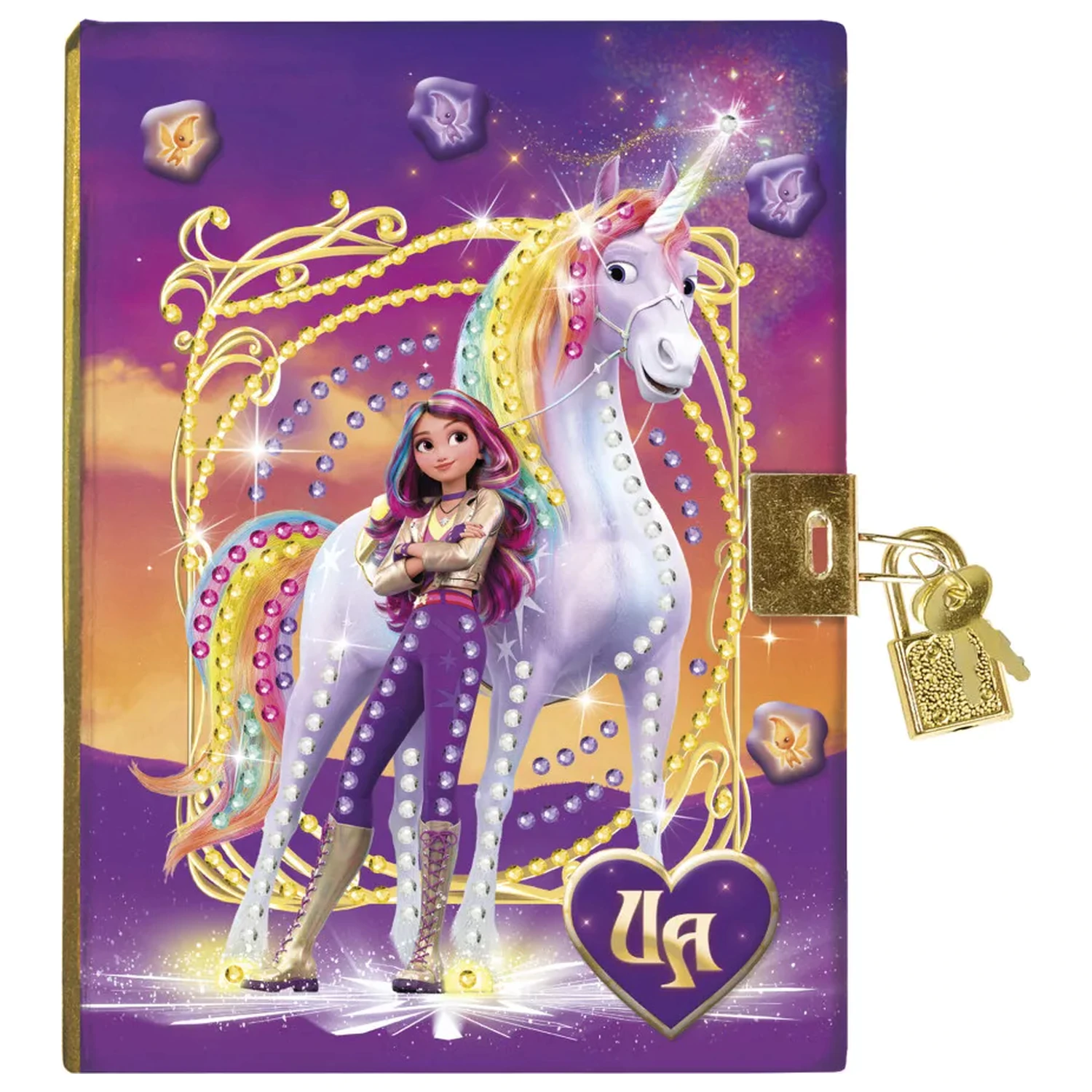 Unicorn Academy Friends Diamond Dotz Schloss Tagebuch Produktfoto