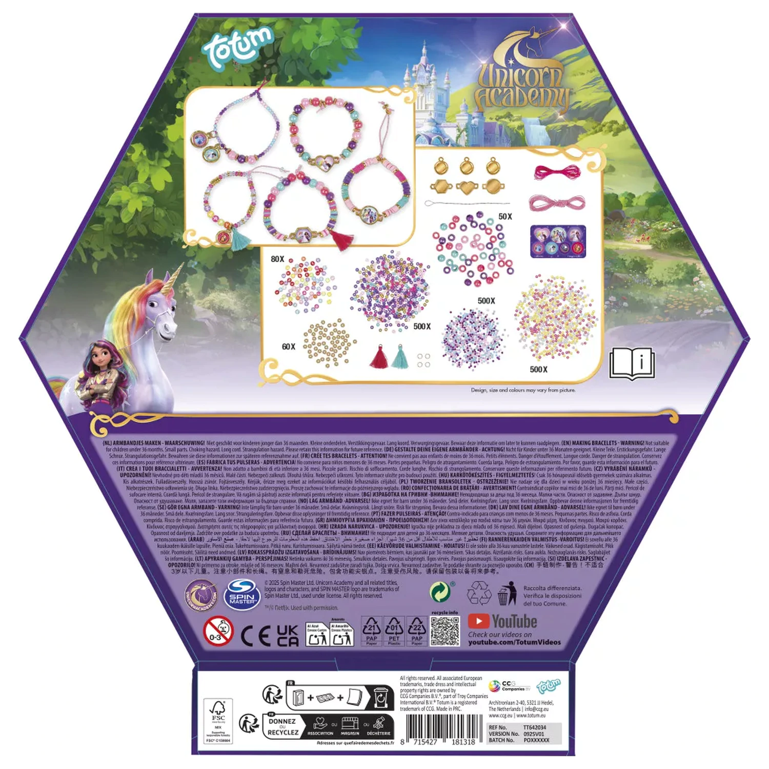Unicorn Academy Friends Perlen Set Produktfoto