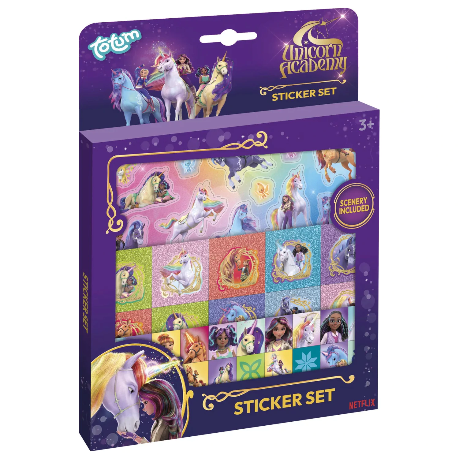 Unicorn Academy Friends Aufkleber Set Produktfoto