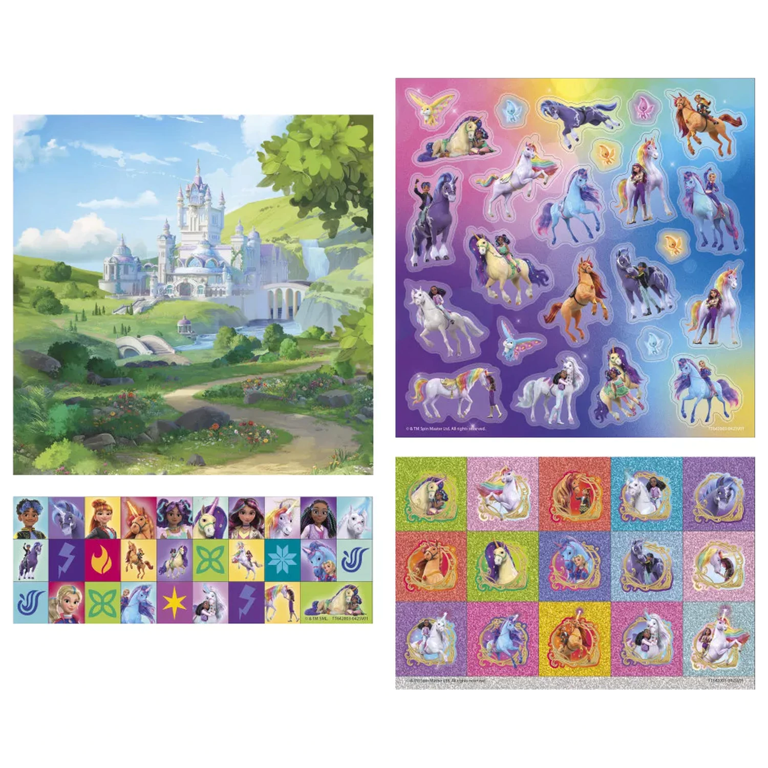 Unicorn Academy Friends Aufkleber Set Produktfoto