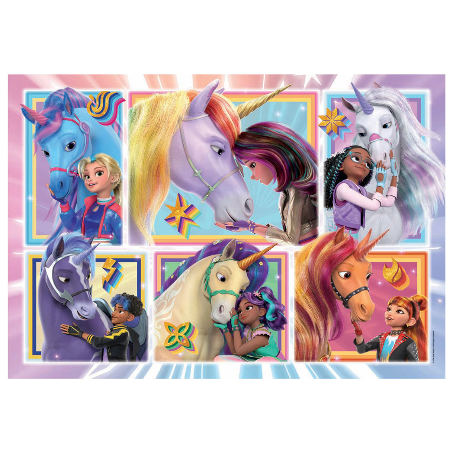 Unicorn Academy Friendship 104-teiliges Puzzle Produktfoto