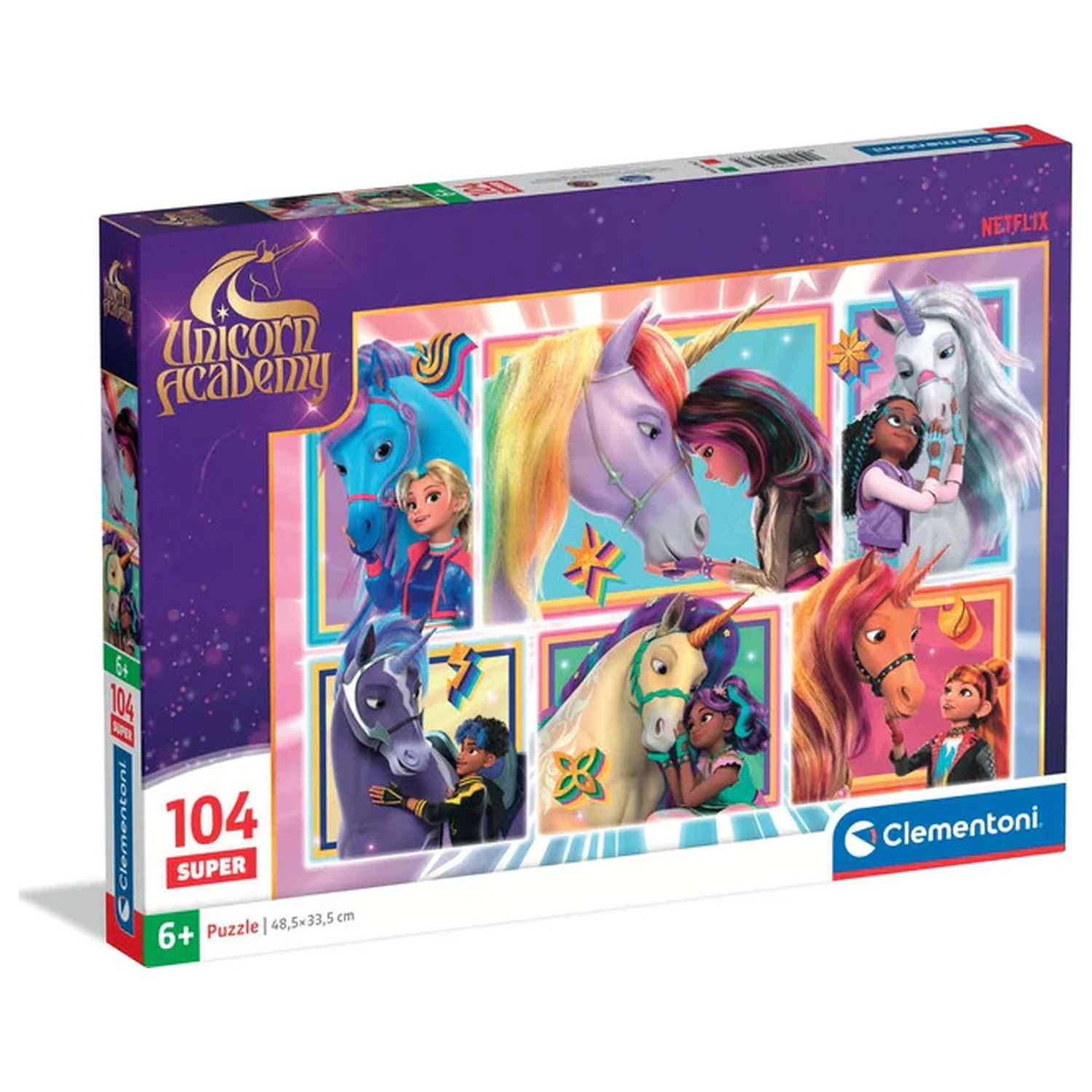 Unicorn Academy Friendship 104-teiliges Superpuzzle Produktfoto