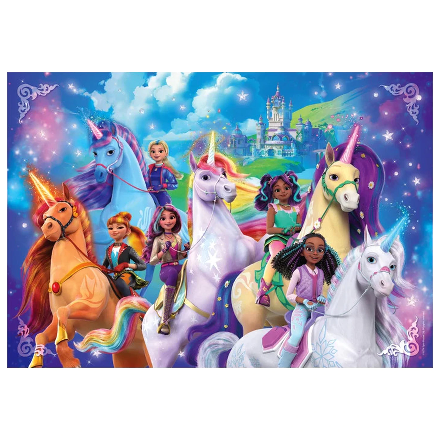Unicorn Academy Rainbow Valley 180-Teile Puzzle Produktfoto