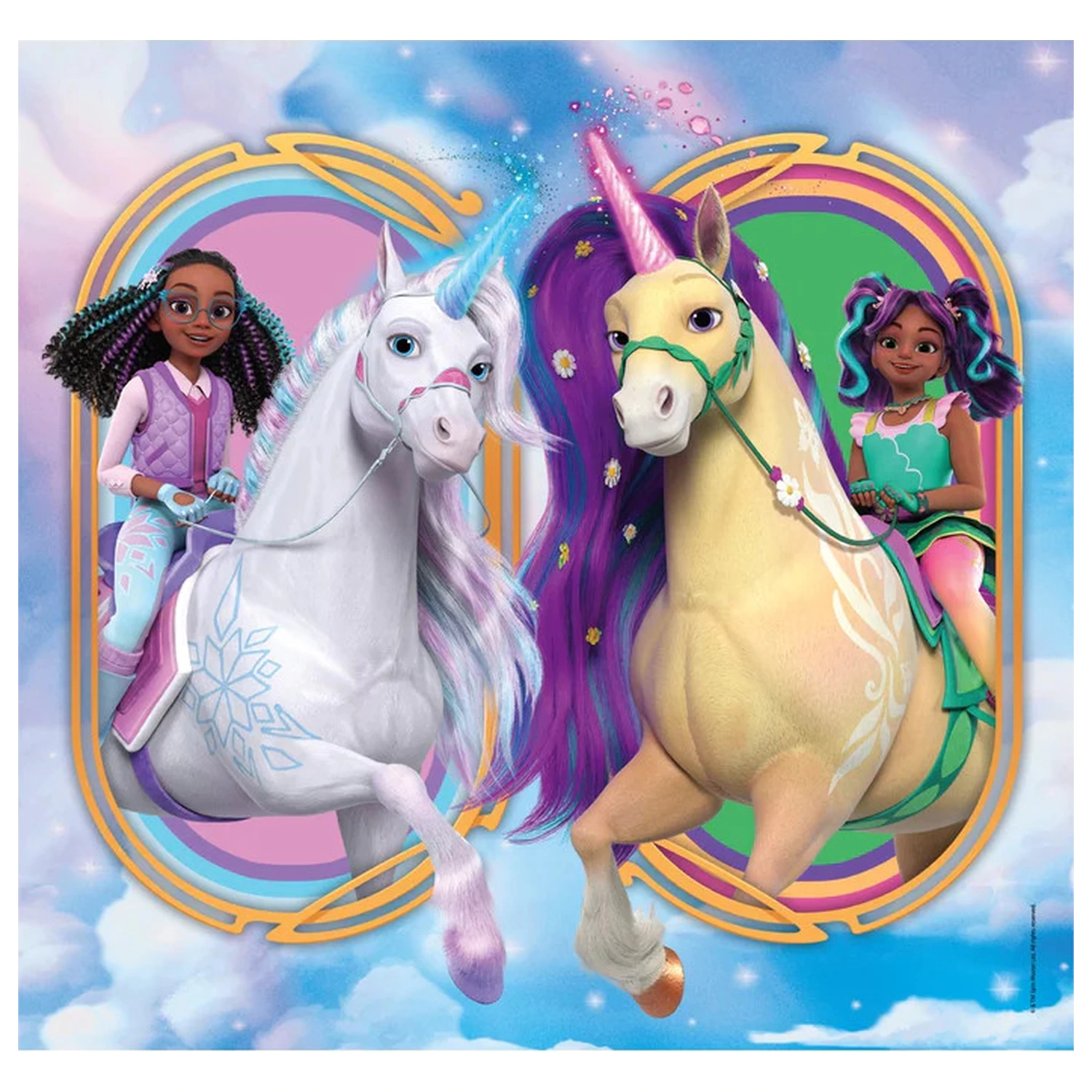 Unicorn Academy Riders 3x48-Teile Puzzle Produktfoto