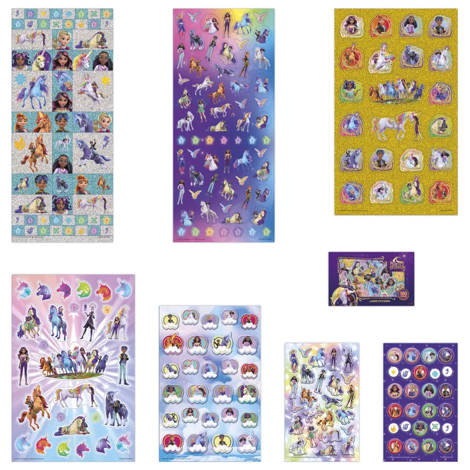 Unicorn Academy Super Sticker Set mit Spielzeug Produktfoto