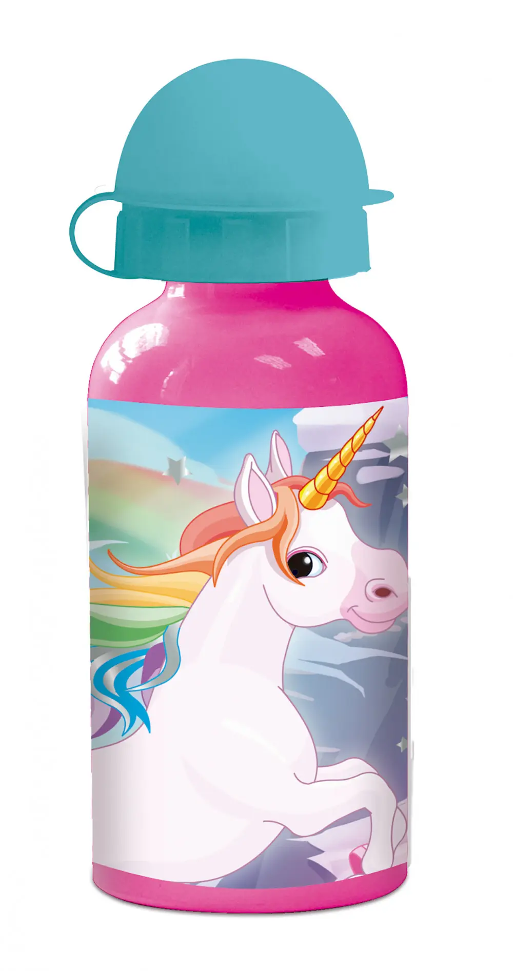 Unicorn Aluminium Wasserflasche 400 ml Produktfoto