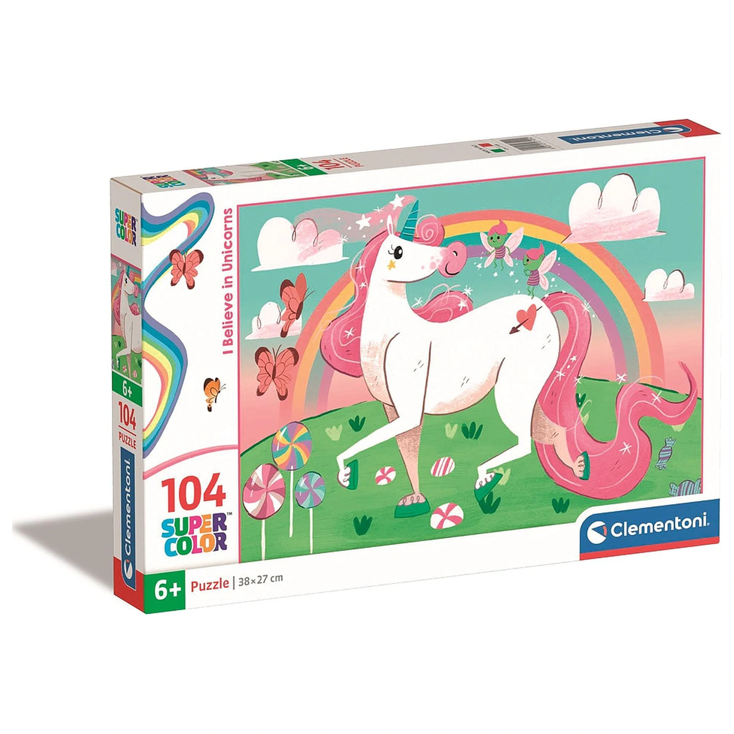 Unicorn Believe 104-teiliges Puzzle Clementoni Produktfoto