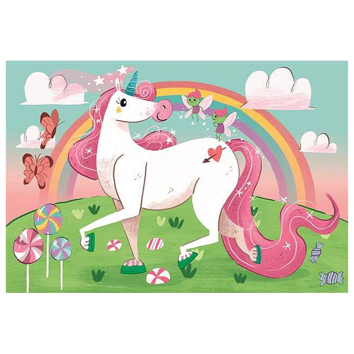 Unicorn Believe 104-teiliges Puzzle Clementoni Produktfoto