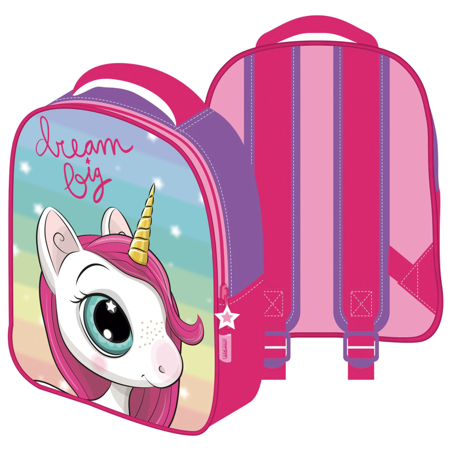 Unicorn Big Dream 3D Rucksack, Tasche 32 cm Produktfoto
