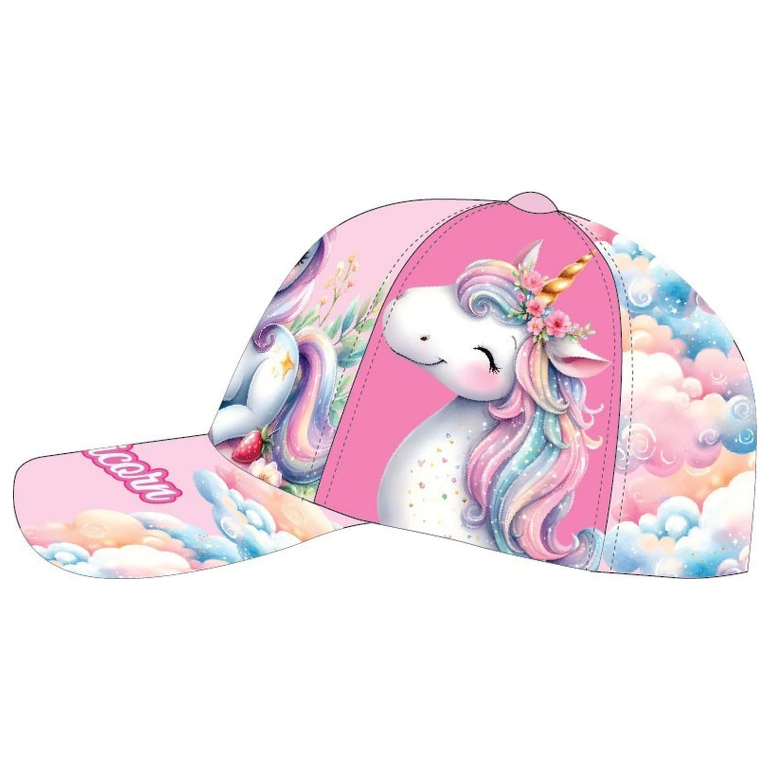 Unicorn Clouds Kinder Baseballkappe 53 cm Produktfoto