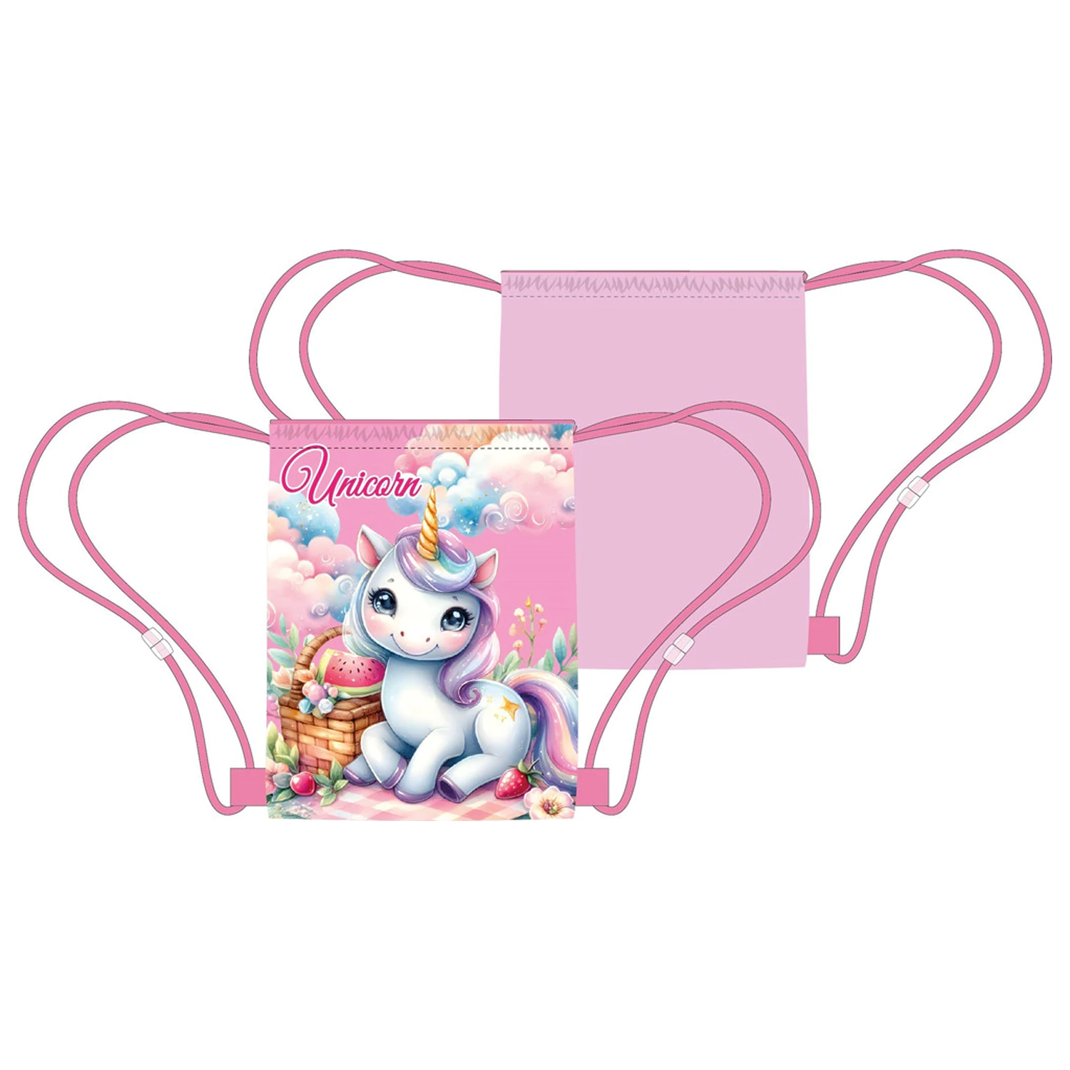 Unicorn Clouds Sporttasche, Turnbeutel 40 cm Produktfoto