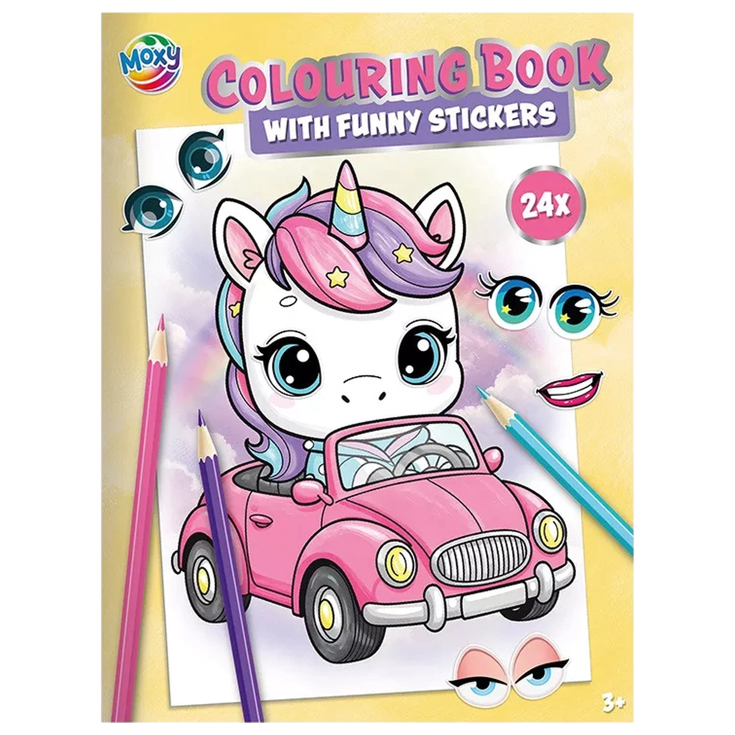 Unicorn Friends Malbuch mit Stickern Produktfoto