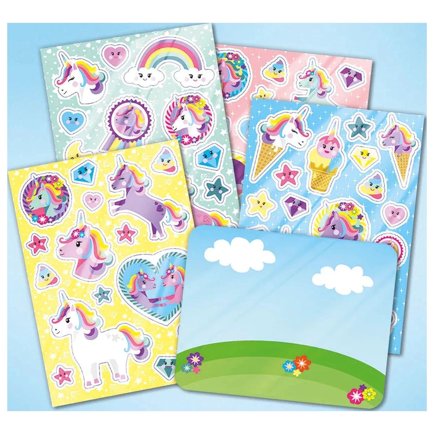 Unicorn Happy Fensterhaftbilder Set Produktfoto
