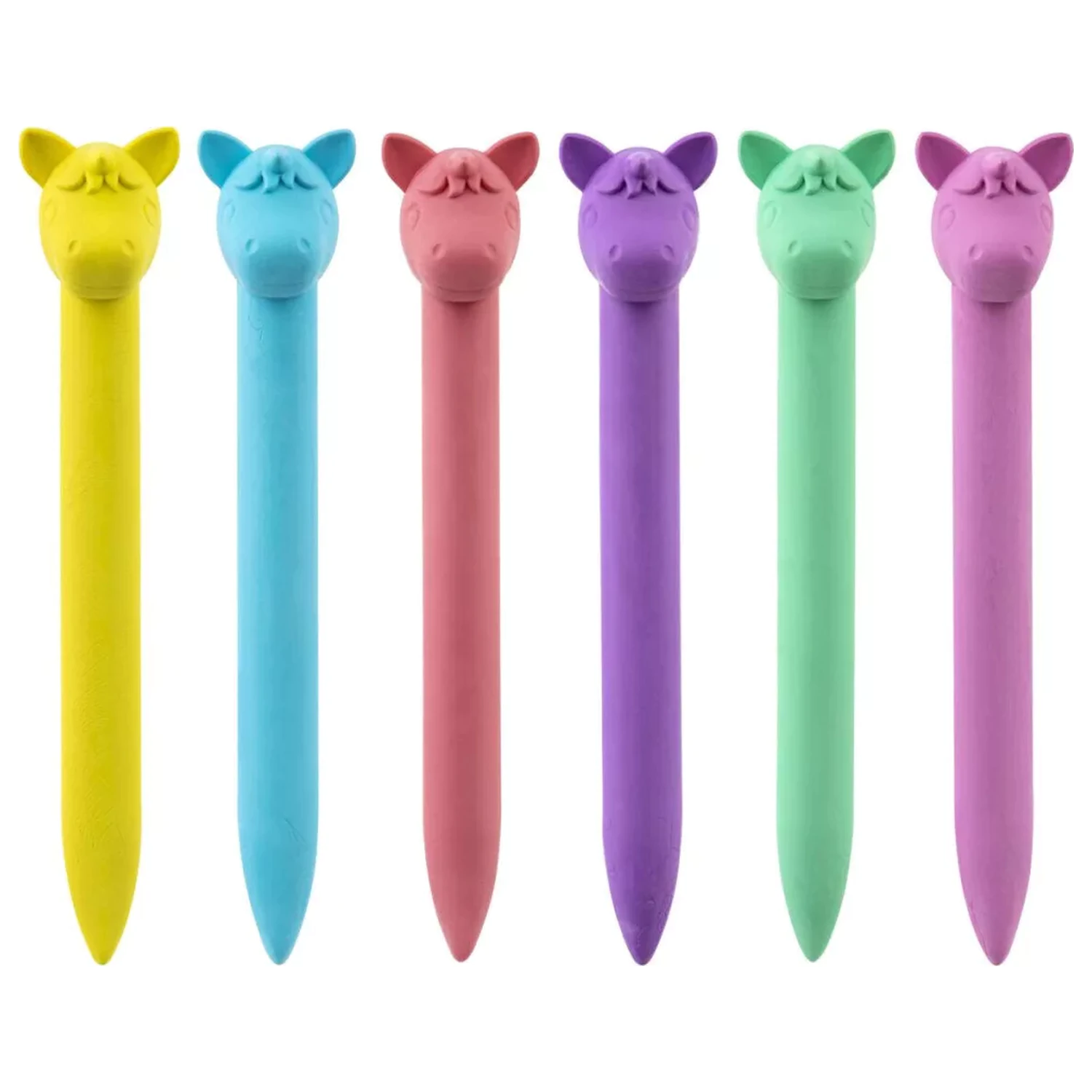 Unicorn Happy Shape Buntstifte, 6 Stück Produktfoto