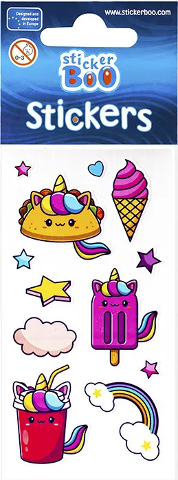 Unicorn Aufkleber Produktfoto