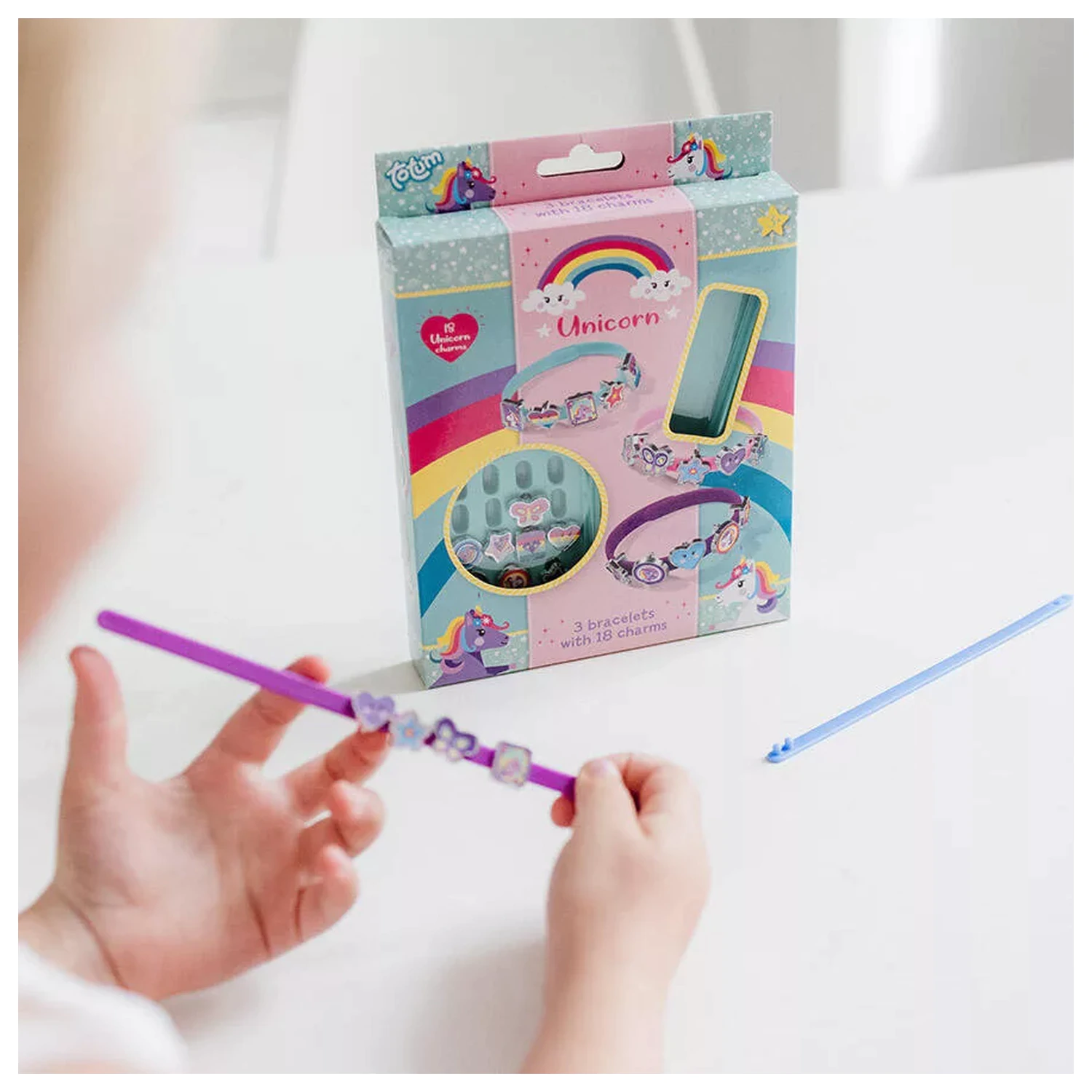 Unicorn Rainbow Armbandherstellungs-Set Produktfoto