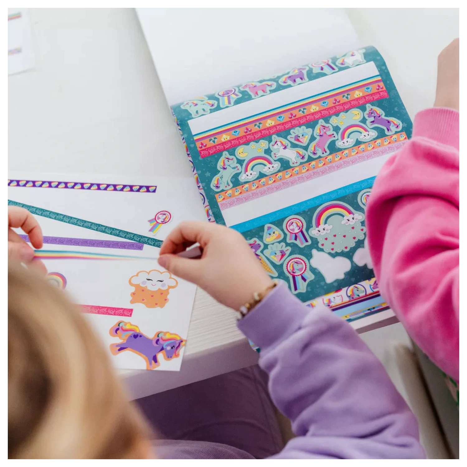 Unicorn Rainbow Sticker Pack 1000 Stück Produktfoto