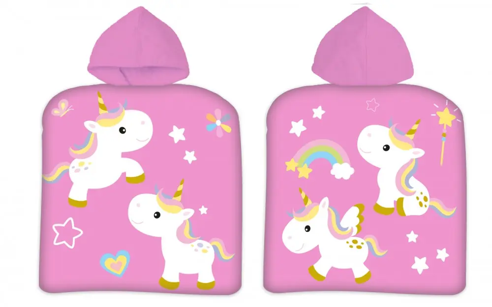 Unicorn Strandtuch Poncho 50x100cm Produktfoto