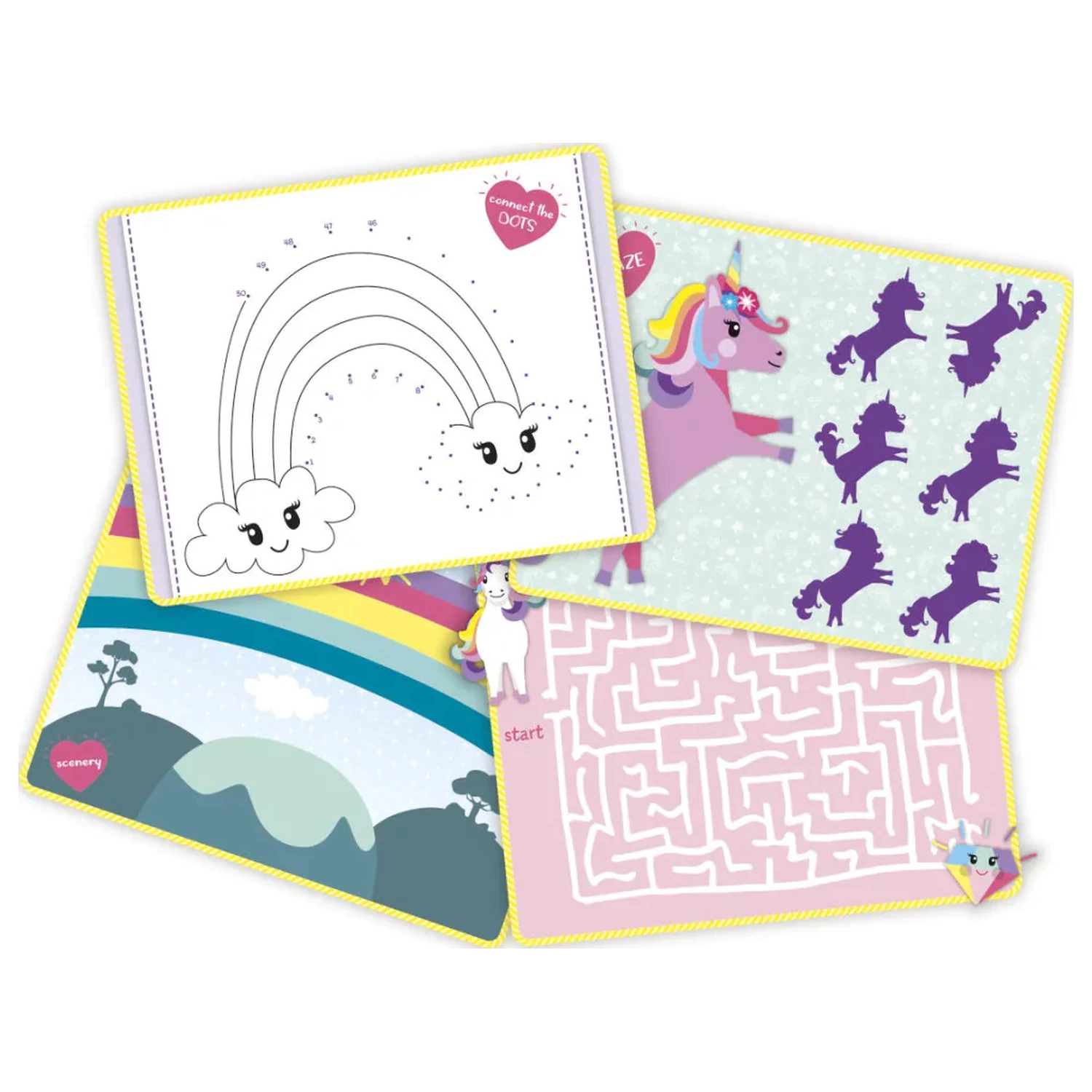 Unicorn Super Aufkleber Set Produktfoto