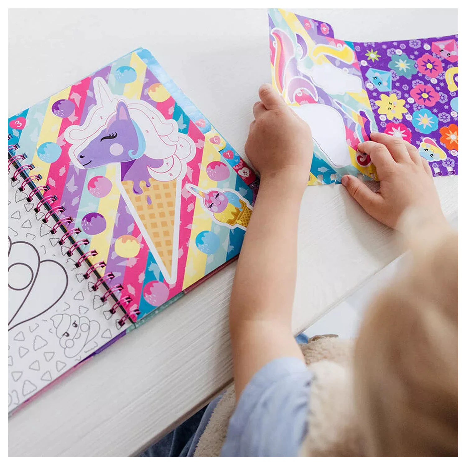 Unicorn Totem Aufkleber Kreativ Set Produktfoto