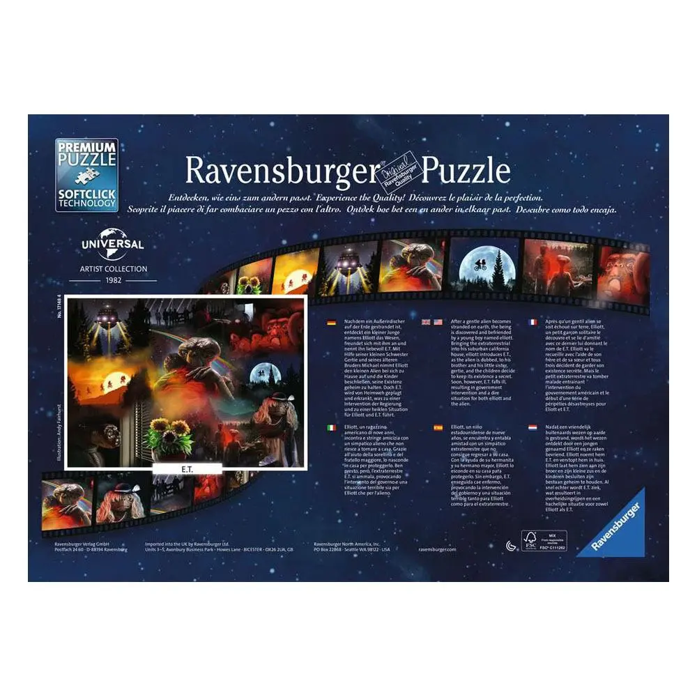 Universal Artist Collection Jigsaw Puzzle E.T. (1000 Stücke) Produktfoto