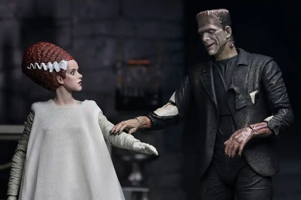 Universal Monsters Actionfiguren 2er-Pack Bride of Frankenstein 90th Anniversary The Monster & His Mate 18 cm Produktfoto