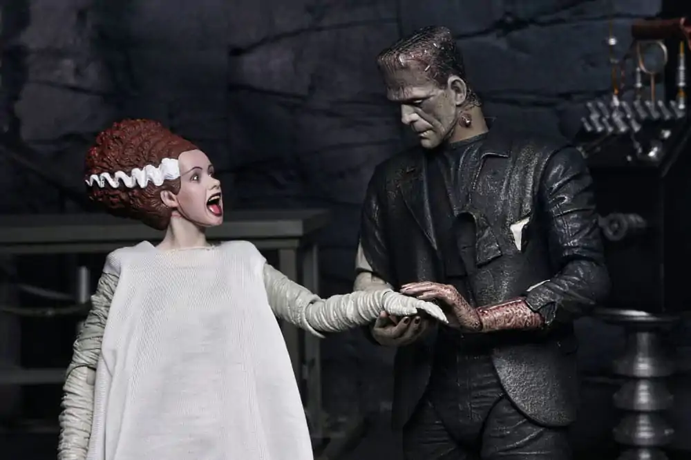 Universal Monsters Actionfiguren 2er-Pack Bride of Frankenstein 90th Anniversary The Monster & His Mate 18 cm Produktfoto