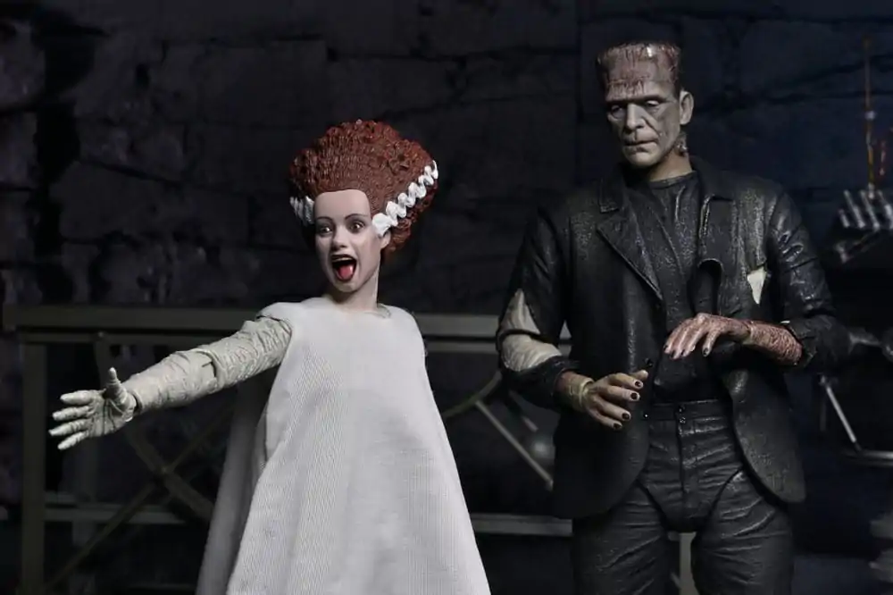 Universal Monsters Actionfiguren 2er-Pack Bride of Frankenstein 90th Anniversary The Monster & His Mate 18 cm Produktfoto