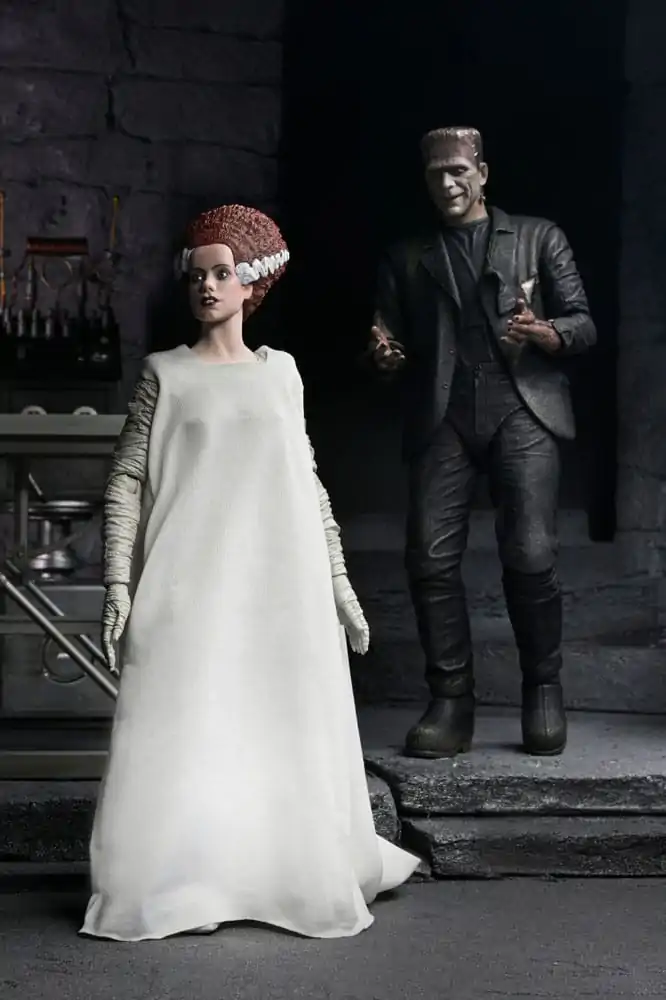 Universal Monsters Actionfiguren 2er-Pack Bride of Frankenstein 90th Anniversary The Monster & His Mate 18 cm Produktfoto