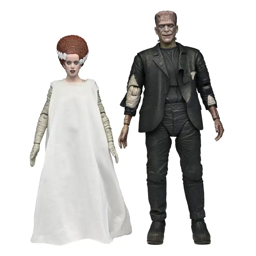 Universal Monsters Actionfiguren 2er-Pack Bride of Frankenstein 90th Anniversary The Monster & His Mate 18 cm Produktfoto
