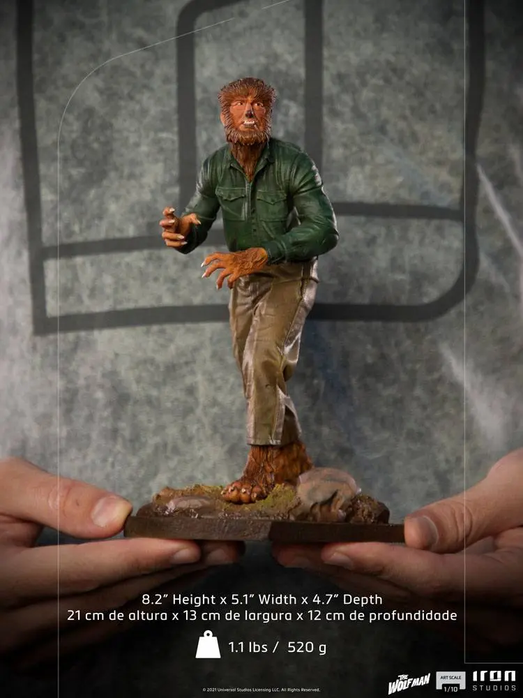 Universal Monsters Art Scale Statue 1/10 The Wolf Man 21 cm Produktfoto