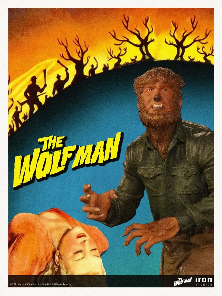 Universal Monsters Art Scale Statue 1/10 The Wolf Man 21 cm Produktfoto