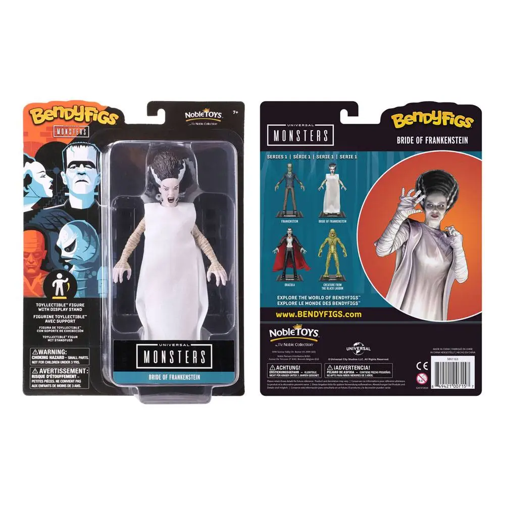 Universal Monsters Bendyfigs Biegefigur Bride of Frankenstein 19 cm Produktfoto
