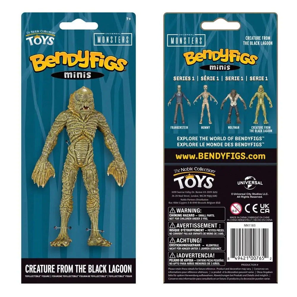 Universal Monsters Bendyfigs Biegefigur Creature from the Black Lagoon 14 cm Produktfoto