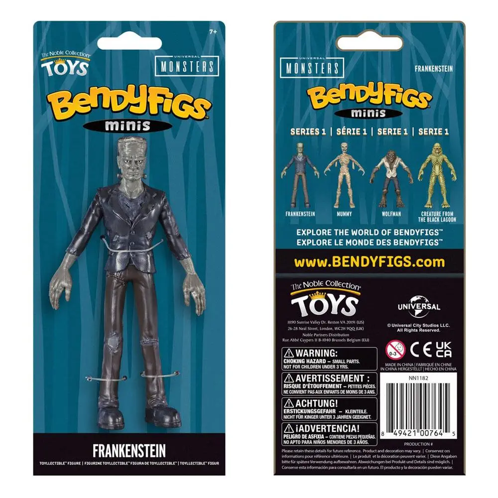 Universal Monsters Bendyfigs Biegefigur Frankenstein 14 cm Produktfoto