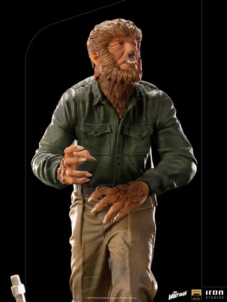 Universal Monsters Deluxe Art Scale Statue 1/10 The Wolf Man 21 cm Produktfoto